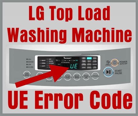 ue lg washer code|LG Washer